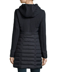 Post Card Mesa Cable Quilted Puffer Coat
