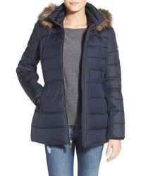 MICHAEL Michael Kors Michl Michl Kors Hooded Down Feather Fill Coat With Faux Fur Trim