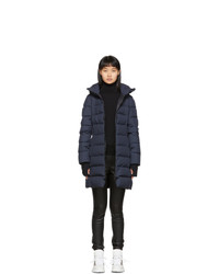 Herno Navy Down Gore Windstopper Long Jacket