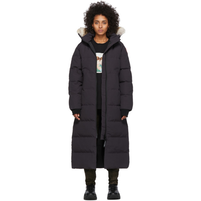 Canada Goose Navy Down Mystique Parka, $1,195 | SSENSE | Lookastic