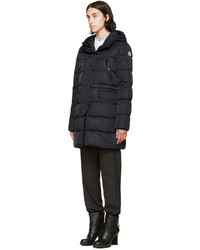 Moncler Navy Fur Down Fragonette Coat