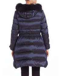 Burberry Ribbmoore Fur Trimmed Puffer Coat