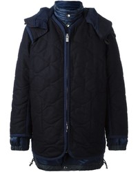 Sacai Layered Quilted Coat