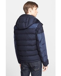 Moncler Severac Mixed Media Quilted Puffer
