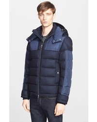 Moncler Severac Mixed Media Quilted Puffer