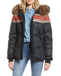 Pendleton Snow Bunny 650 Power Fill Down Hooded Jacket With Genuine Raccoon