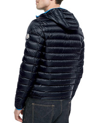 Moncler Athenes Hooded Puffer Jacket Navy