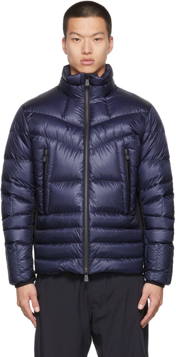 MONCLER GRENOBLE Blue Down Canmore Jacket, $1,550 | SSENSE | Lookastic