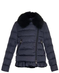 Moncler Chenonceau Asymmetric Quilted Down Jacket