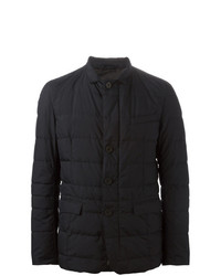 Herno Collared Padded Jacket Blue