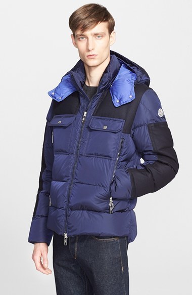 Moncler Dimier Mixed Media Down Jacket, $1,660 | Nordstrom | Lookastic