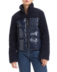 Tommy Jeans Fleece Contrast Puffer Jacket