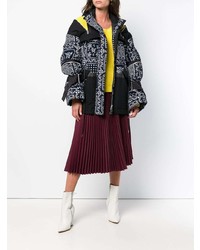 Sacai Floral Embroidered Padded Jacket