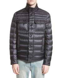 Moncler Forbin Stand Collar Quilted Down Jacket