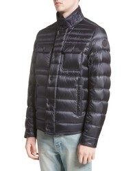 Moncler Forbin Stand Collar Quilted Down Jacket