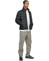 C.P. Company Grey Down Stand Collar Puffer Jacket