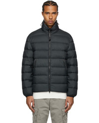 C.P. Company Grey Down Stand Collar Puffer Jacket