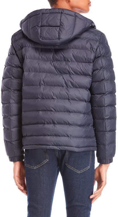 The Kooples Hooded Leather Trim Puffer Jacket, $299 | Century 21 ...