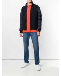 Hackett Knitted Front Padded Jacket