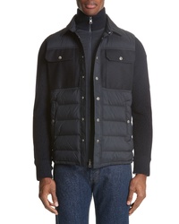Moncler Maglione Two Tone Down Jacket