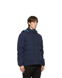 Ps By Paul Smith Navy Down Hooded Jacket