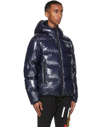 DSQUARED2 Navy Down Logo Puffer Jacket