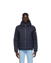 Canada Goose Navy Down Packable Lodge Hooded Jacket