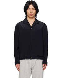 Solid Homme Navy Notched Lapel Jacket