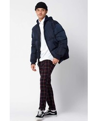 Pacsun Hooded Puffer Bomber Jacket