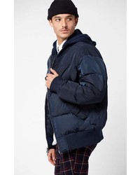 Pacsun Hooded Puffer Bomber Jacket