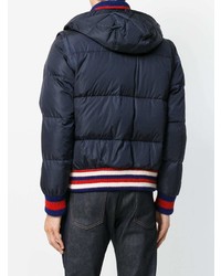 Gucci Patch Hooded Padded Jacket