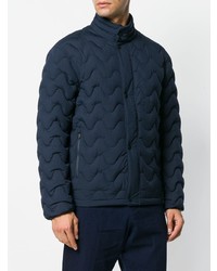 Z Zegna Quilted Button Jacket