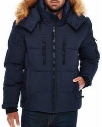 S13 Puffer Jacket With Faux Fur Hood