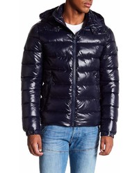 Save The Duck Shiny Hooded Quilted Puffer Jacket