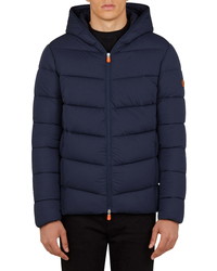 Save The Duck Seal Hooded Puffer Coat
