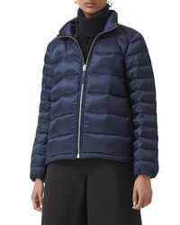 Burberry Smethwick Archive Logo Quilted Down Puffer Coat
