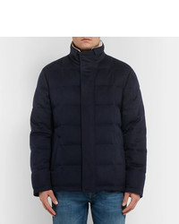 Loro Piana Storm System Quilted Cashmere And Cotton Blend Down Jacket