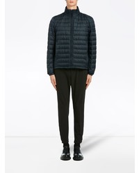 Prada Technical Eggshell Puffer Jacket