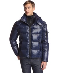 Unknown Downhill 27 Inch Quilted Down Jacket With Neoprene Bib