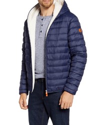 Save The Duck Water Resistant Faux Puffer Jacket