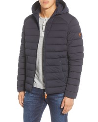 Save The Duck Water Resistant Hooded Puffer Jacket