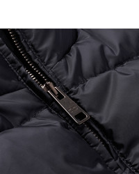Prada Wool And Quilted Nylon Down Jacket