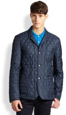 burberry quilted jacket men