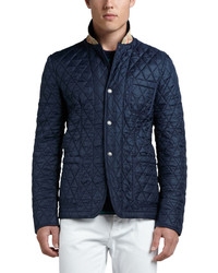 Burberry Brit Quilted Sport Jacket Navy