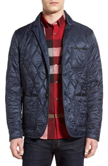 Burberry Gillington Water Resistant Quilted Jacket, $595 | Nordstrom |  Lookastic