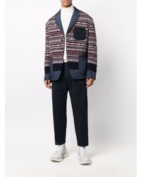 Junya Watanabe MAN Intarsia Knit Sweater Blazer