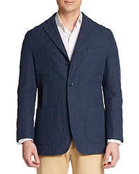 J. Lindeberg Dwight Quilted Jersey Blazer