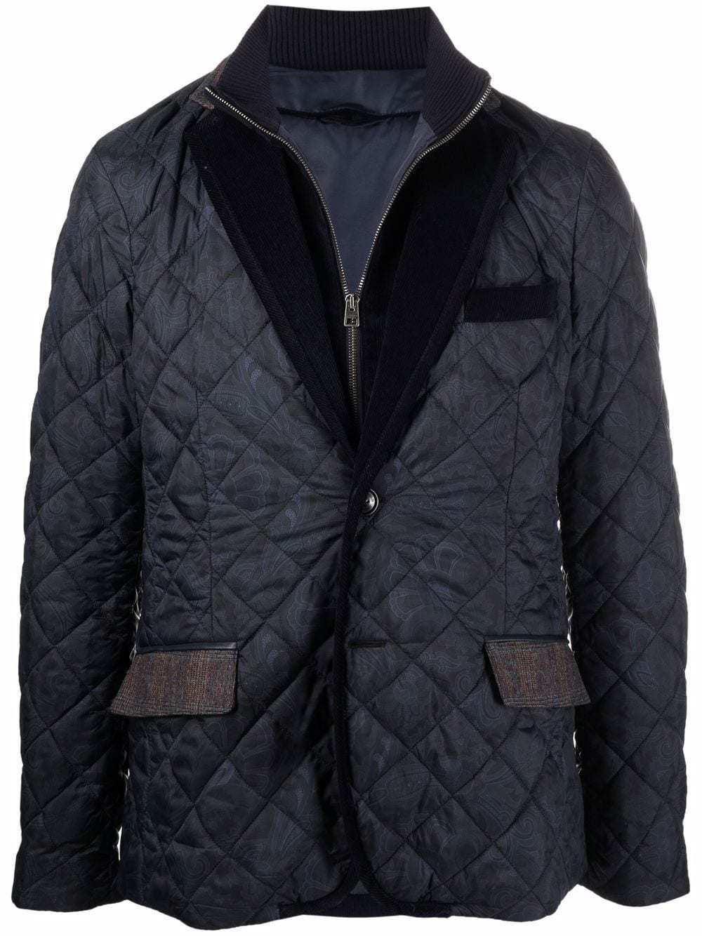 Etro Paisley Print Quilted Jacket, $894 | farfetch.com | Lookastic