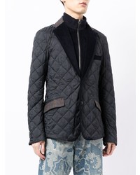 Etro Quilted Single Breasted Blazer Jacket