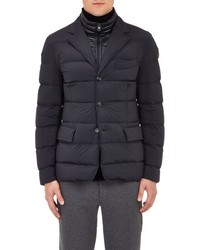 Moncler Quilted Sportcoat Blue